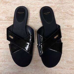 Cole Haan Women's Black Slide Sandals